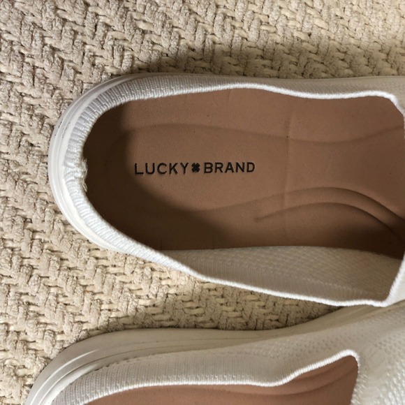 Lucky Brand Women's Larlan White Slide Slip-On Mules/Shoes- Size 9.5 - Picture 7 of 8